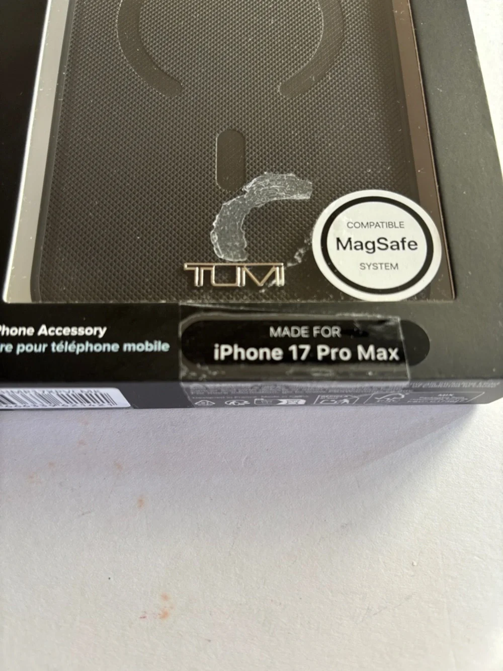 Tumi MagSafe case designed for the Apple iPhone 17 Pro Max.
